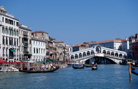 Canale Grande, Rialto Bridge, Italy, Venice